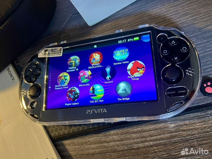 Sony PS Vita Slim Black 128gb 7500 игр (комплект)