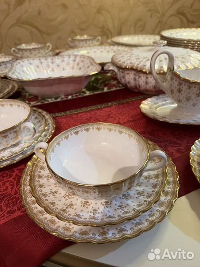 Старинный сервиз на 12 персон. Spode. Англия