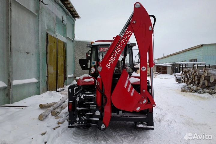 Услуга экскаватора-погрузчика