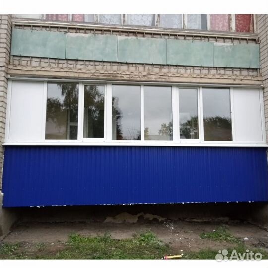 Балкон под ключ.Остекление/обшивка балконов/лоджий