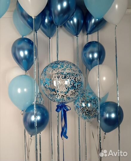 Гелиевые воздушные шары на выписку