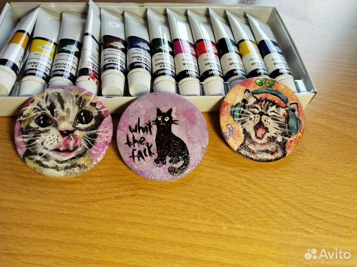 Значки ручной работы