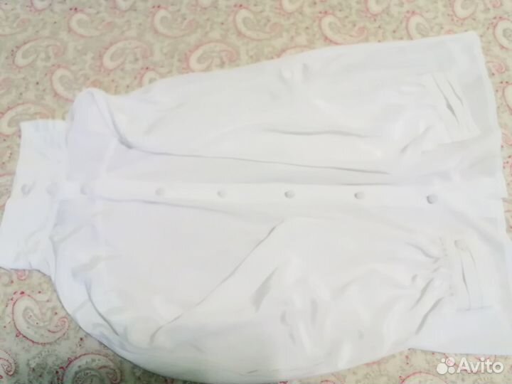 Блузка школьная для девочки, белая