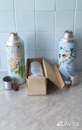 Термос китайский времён СССР, термос комбайнера