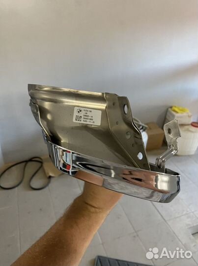 Накладки выхлопной BMW X5 G05 хром