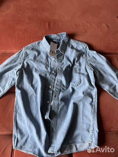 Джинсовая рубашка Zara