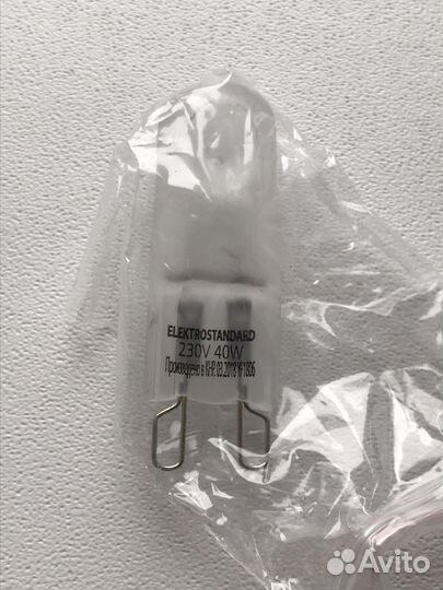 Лампочка g9 галогенная Electrostandard 40 ватт