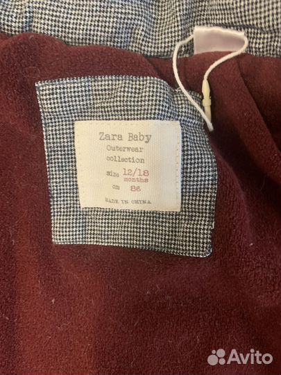 Пальто детское zara