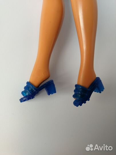 Мюли-спорт Mattel голубые для Барби