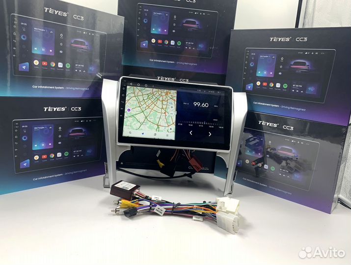 Магнитола на андройде Teyes 4/64 для Тойота