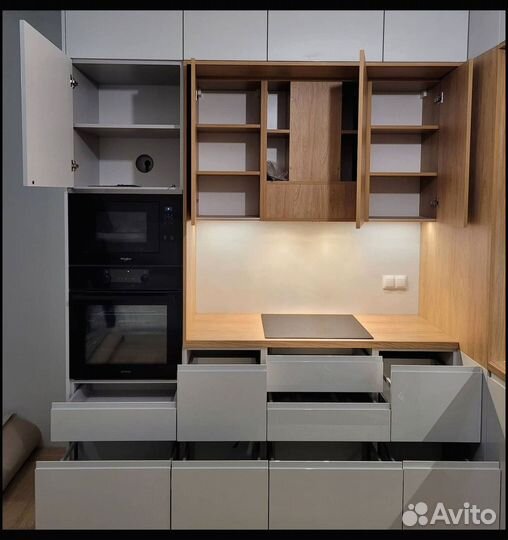 Экологичная угловая кухня