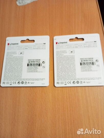 Карта памяти micro SD 128 Kingston