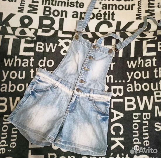 Джинсовые комбинезоны, джинсы