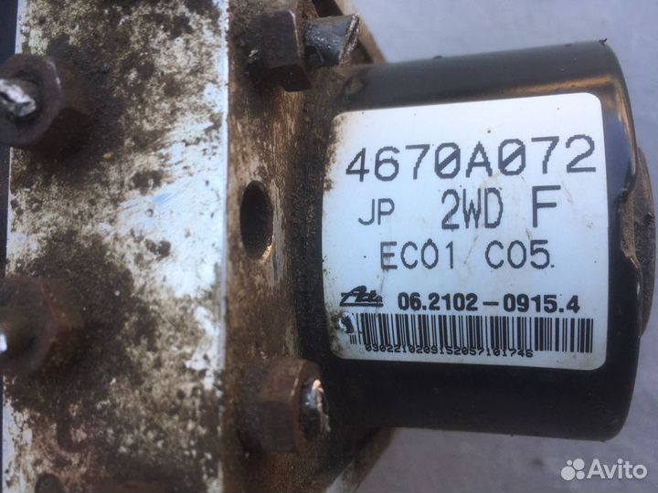 Mitsubishi Lancer 10 блок ABS