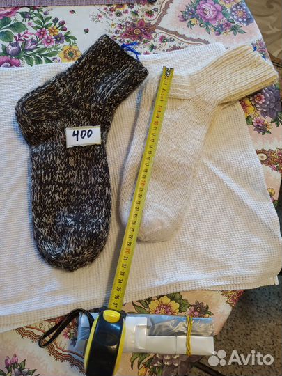 Носки вязаные ручной работы мужские