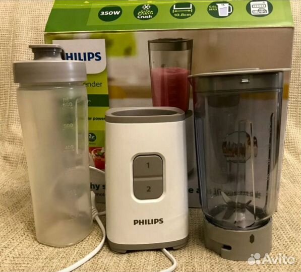 Philips Стационарный блендер HR2602/00, белый