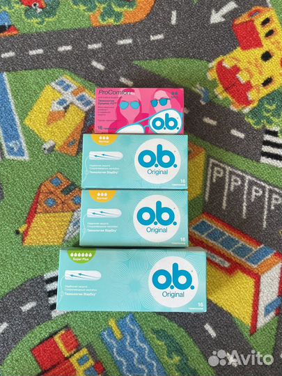 Тампоны ob 2,3,6 капель