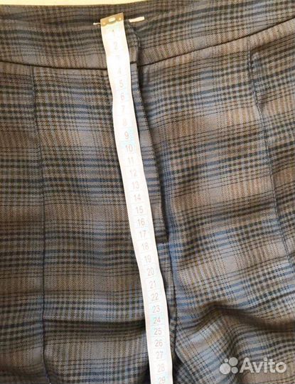 12 storeez брюки р 42 женские в клетку