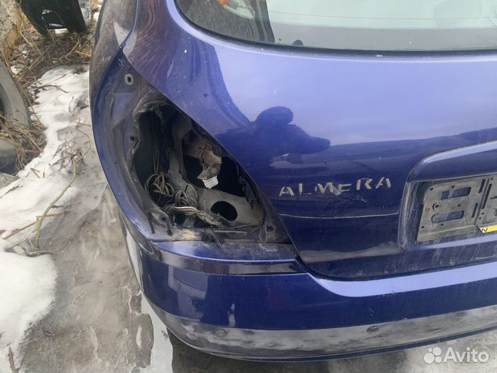 Крышка дверь багажника nissan almera n16
