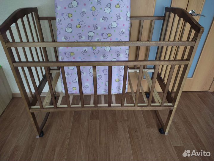 Продам детский матрас с кроваткой