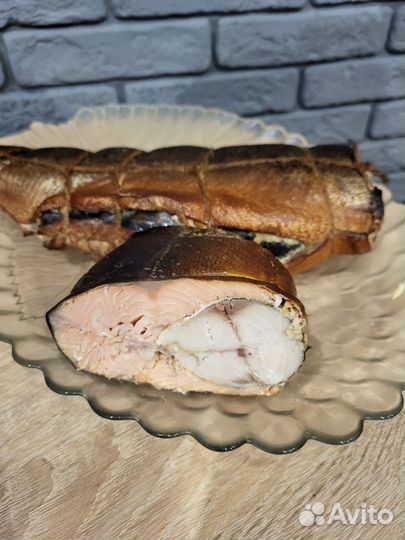 Рулет из рыбы горячего копчения
