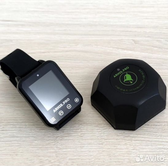 Кнопка вызова модель Бургер и пейджер на руку