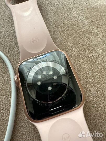 Часы apple watch 6 40 mm розовое золото