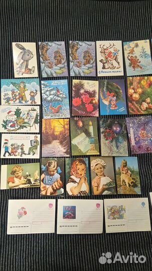 Почтовые карточки открытки + конверты (СССР)