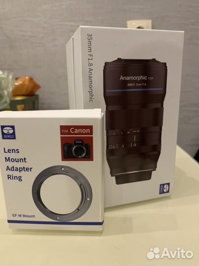 Объeктив Sirui 35mm Аnаmоrрhiс Miсro 4/3 ef-m