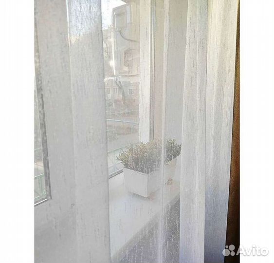 Тюль новый готовый лён Цена с пошивом Екатеринбург