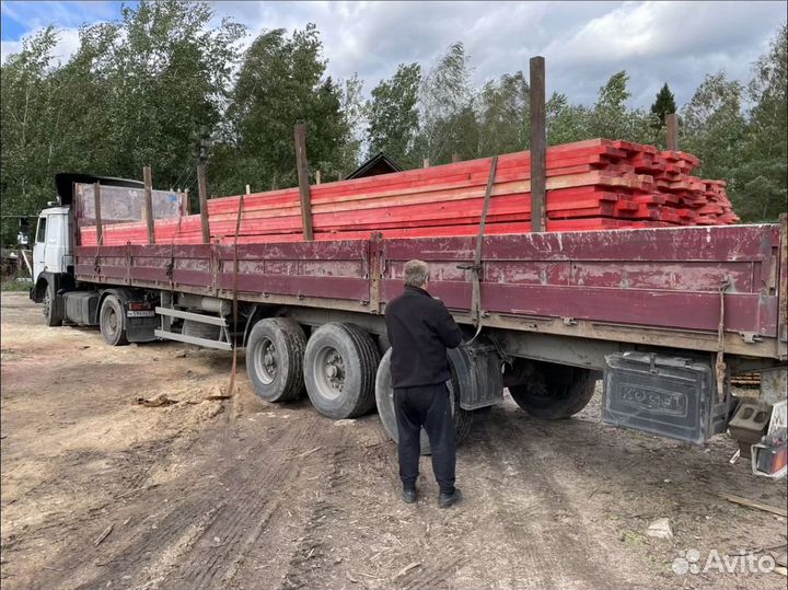 Обрезной брус 2 сорт доставка