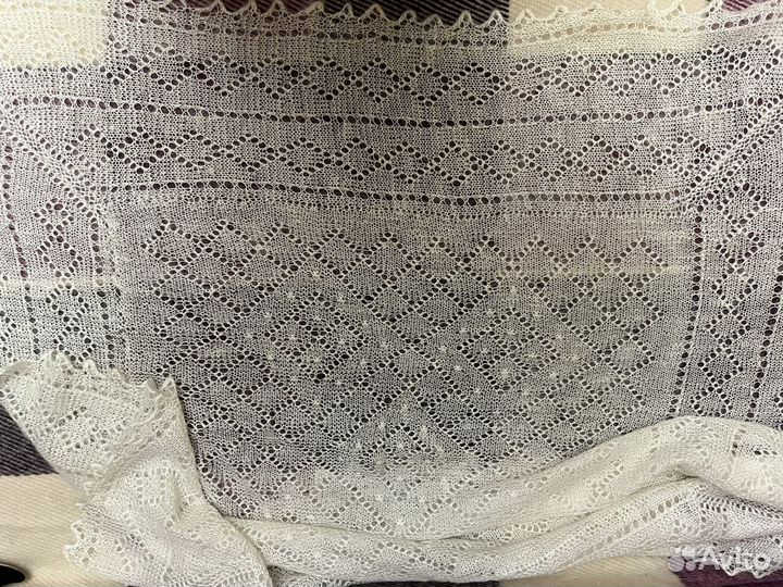 Оренбургский пуховый платок новый