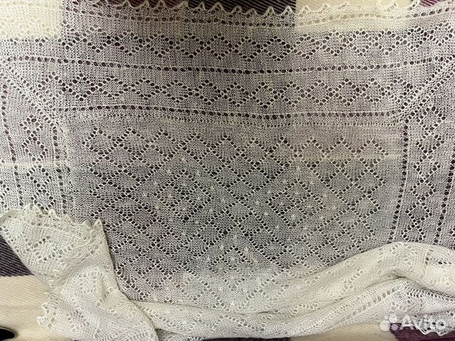 Оренбургский пуховый платок новый