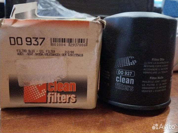 Фильтр масляный Clean filters DO 937