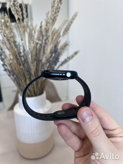 Apple Watch Series 8 45m Midnight стальной ремешок