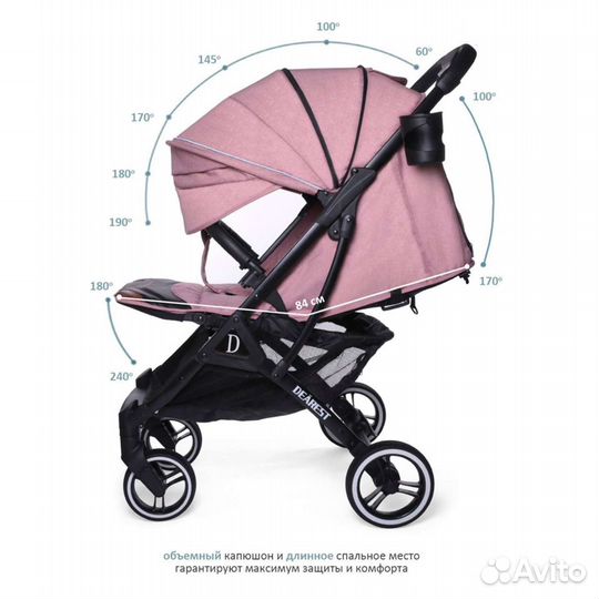 Новая коляска dearest 0+