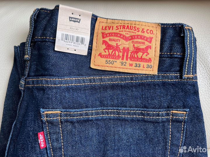 Levi's 550 '92 Relaxed Taper Оригинал 33х30