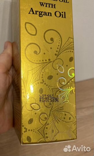 Новое аргановое масло для волос 100 мл