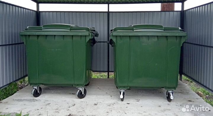 Пластиковый контейнер 1100л. Арт. 53661