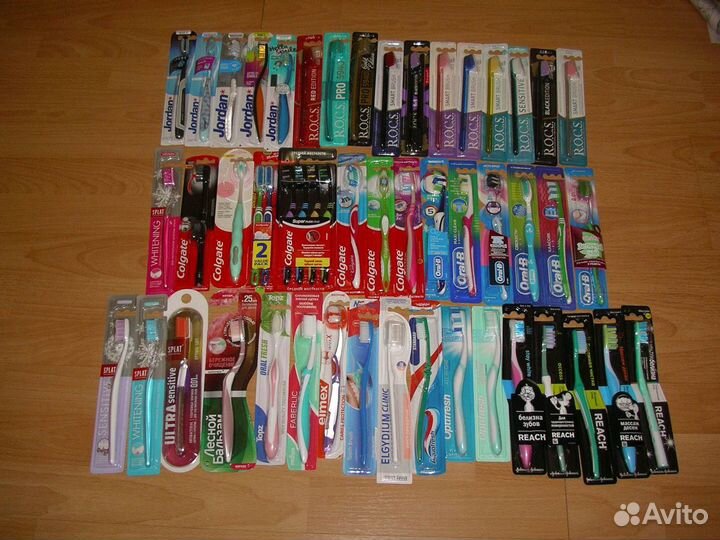 Зубные щетки Oral-B, Colgate, Jordan, R.O.C.S. и т