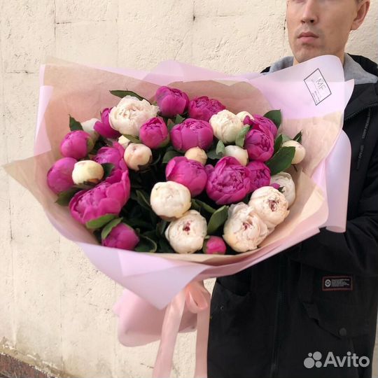 Цветы пионы