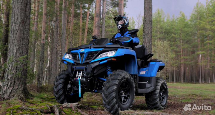 Квадроцикл cfmoto cforce 1000 EPS синий 4WD