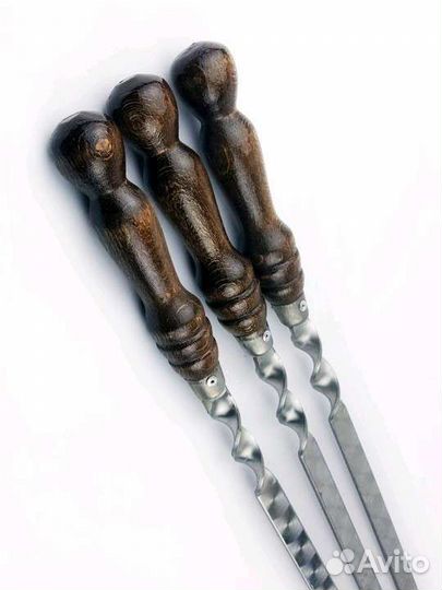 Шампур с Деревянной Ручкой