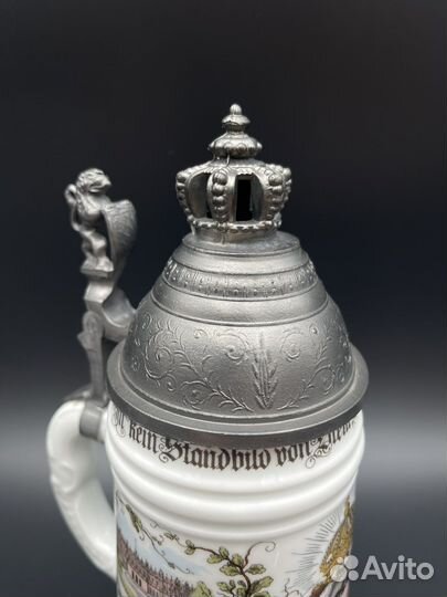 Коллекционная фарфоровая кружка, литофания