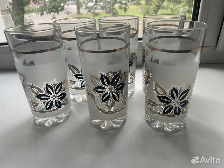 Стаканы комплект 6шт и 3 шт