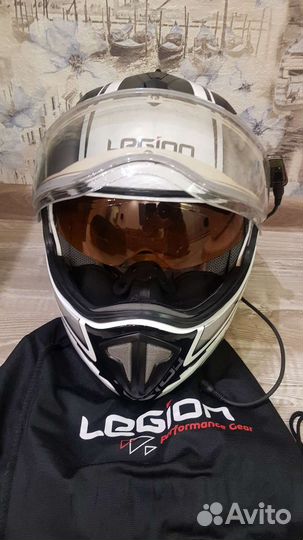 Шлем для снегохода с подогревом