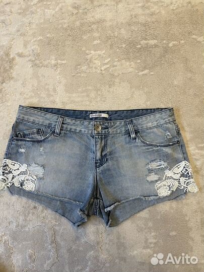 Шорты джинсовые 44-50 женские, короткие