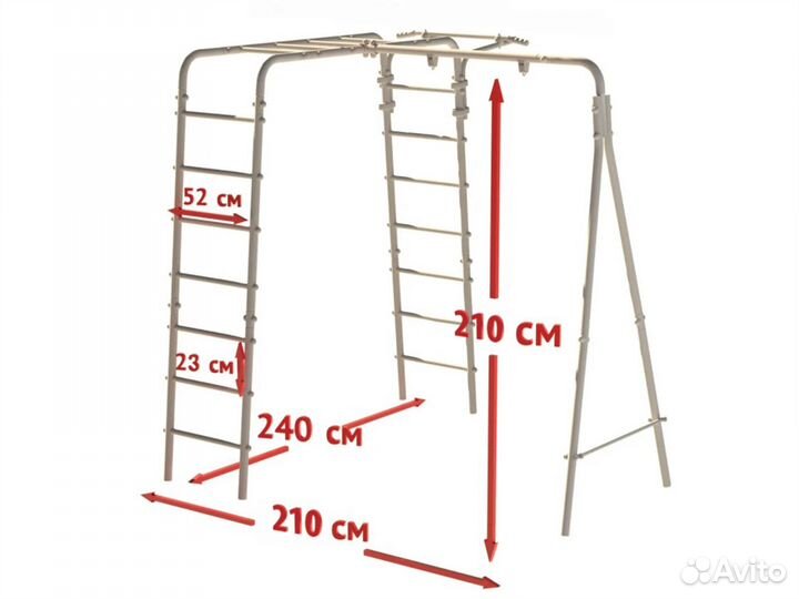 Спортивный детский комплекс для дачи
