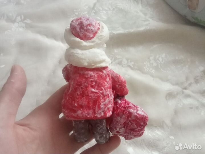 Ватные елочные игрушки дед мороз
