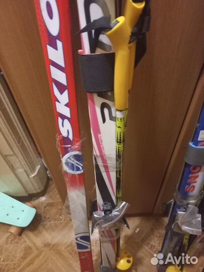 Лыжи детские 1м 110 см и 130 см новые